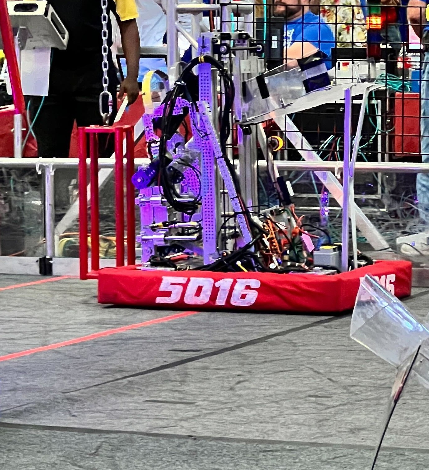 Team 5016 attends pre-season robotics invitational