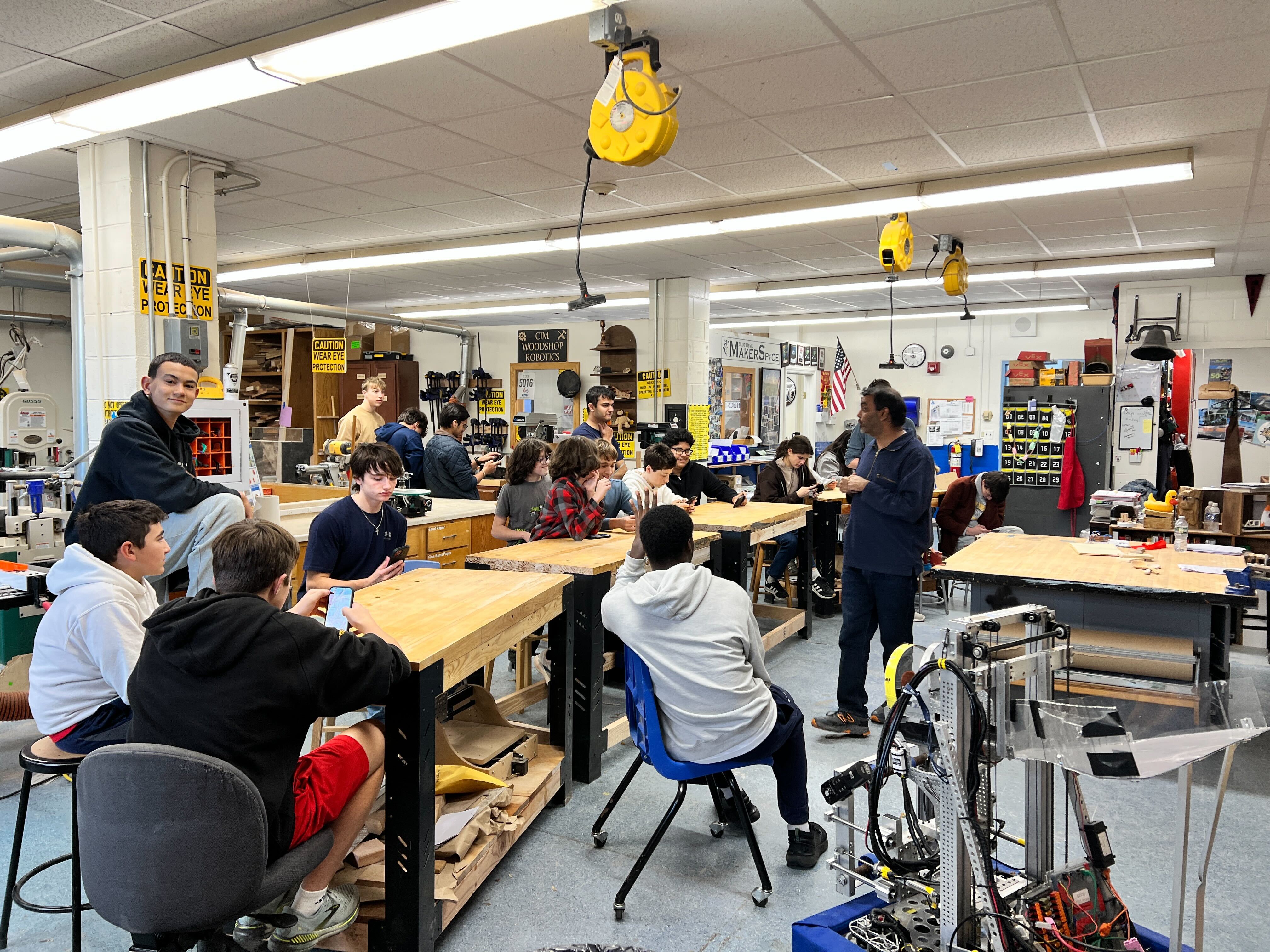 Huntington Robotics kicking off strong.